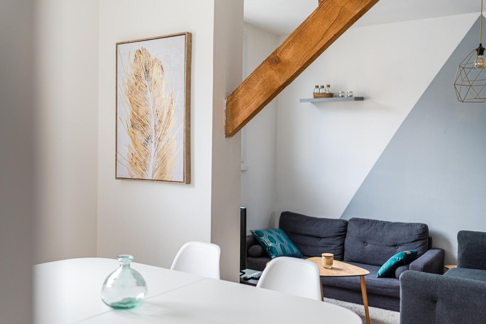 3 Ch Centre Proche Gare Wifi Ile Millocheau Apartment *